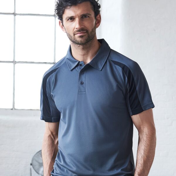 JC043 Contrast cool polo Thumbnail