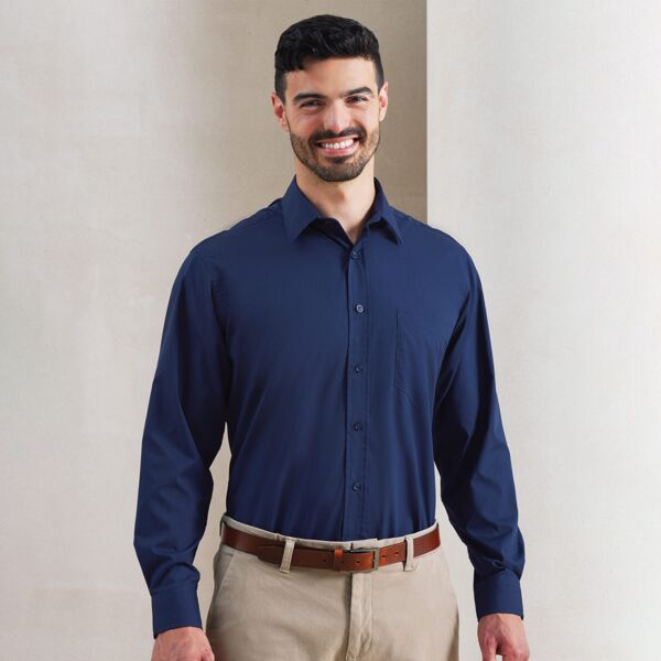 PR200 Long sleeve poplin shirt Thumbnail