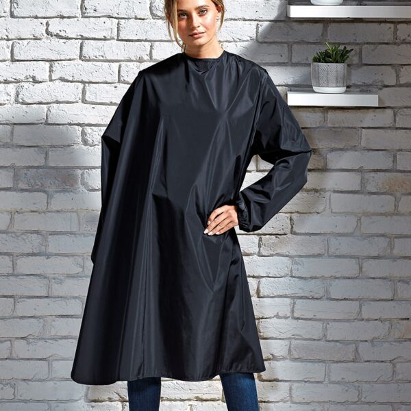 PR117 Long sleeve waterproof salon gown Thumbnail