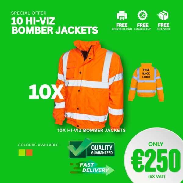 10 UC804 Hi Viz Bomber Jackets Thumbnail