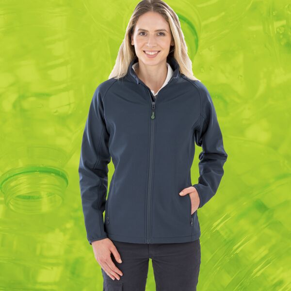 R901F Women's recycled 2-layer printable softshell jacket Thumbnail