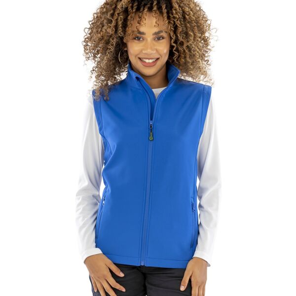 R902F Women's recycled 2-layer printable softshell bodywarmer Thumbnail