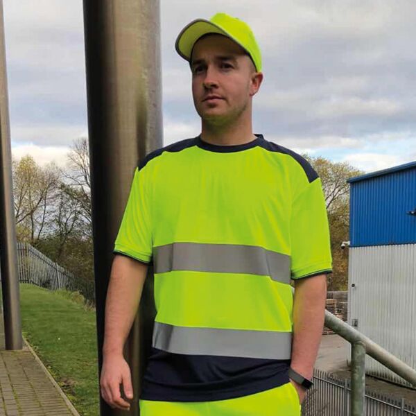 HVJ400 Hi-vis two-tone t-shirt Thumbnail
