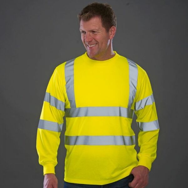 HVJ420 Hi-vis long sleeve t-shirt Thumbnail