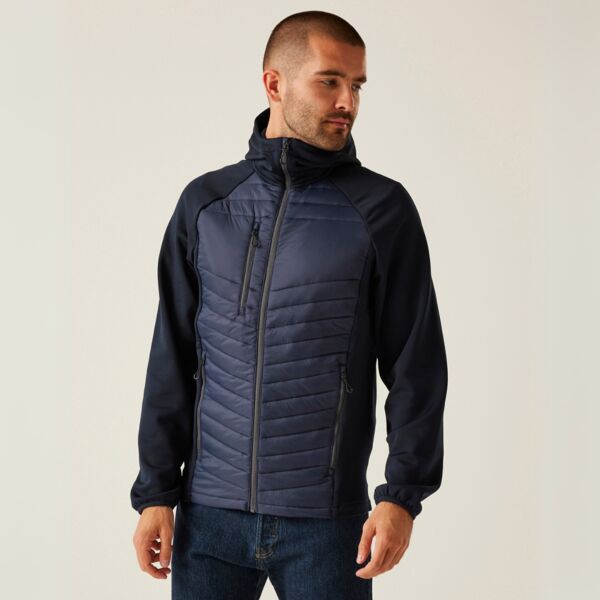 TRA549 Navigate hybrid hooded jacket Thumbnail