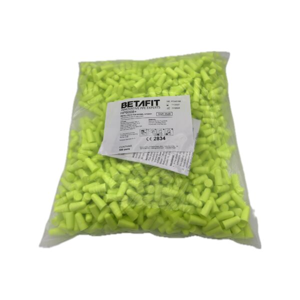 SNR35 Earplugs Refill Pack [Qty - 500 pairs] Bullet Shaped Thumbnail