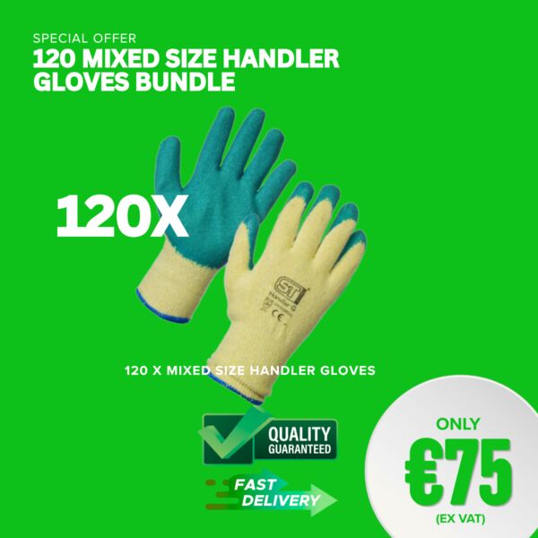 120 Mixed Size Handler Gloves Thumbnail
