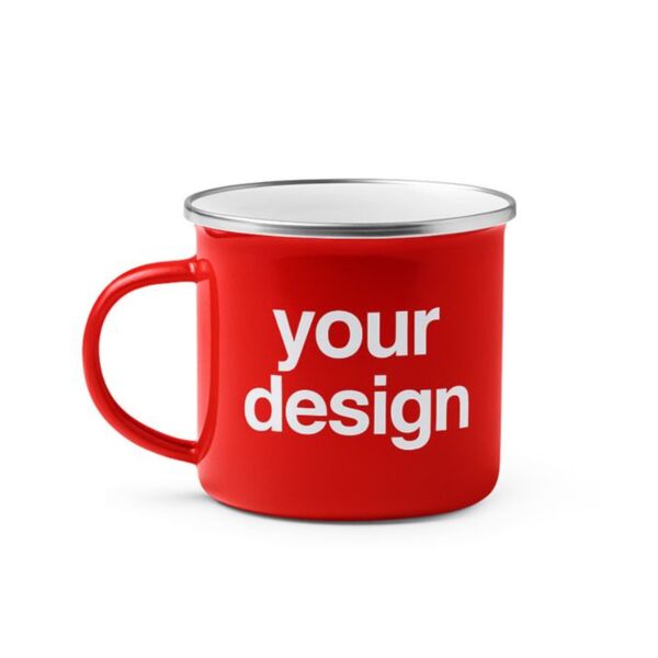 CARDIF 1213 Retro-style enameled metal mug Thumbnail