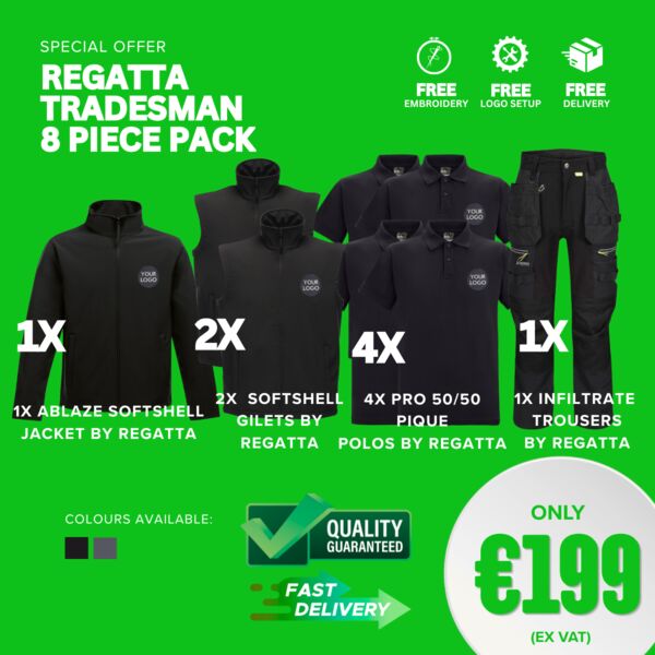 Regatta Tradesman 8 Piece Pack Thumbnail