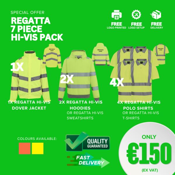 Regatta Hi-Vis 7 Piece Pack Thumbnail