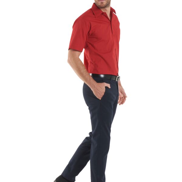 Mens Poplin Half Sleeve Shirt Thumbnail