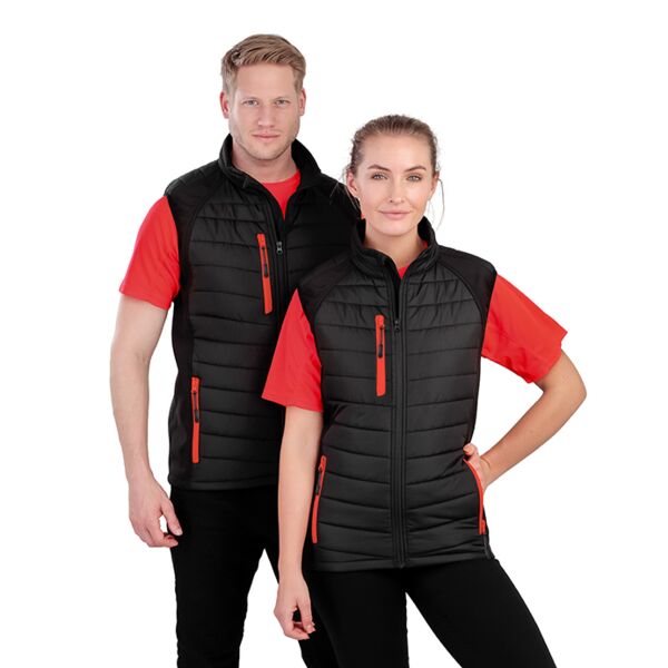 Black Compass Pad Softshell Gilet Thumbnail
