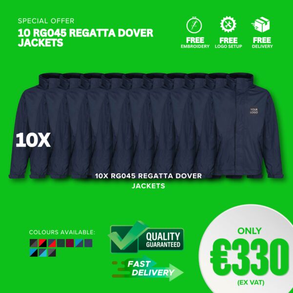 10 RG045 Regatta Dover Jackets Thumbnail